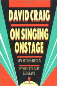 ON SINGING ONSTAGE
